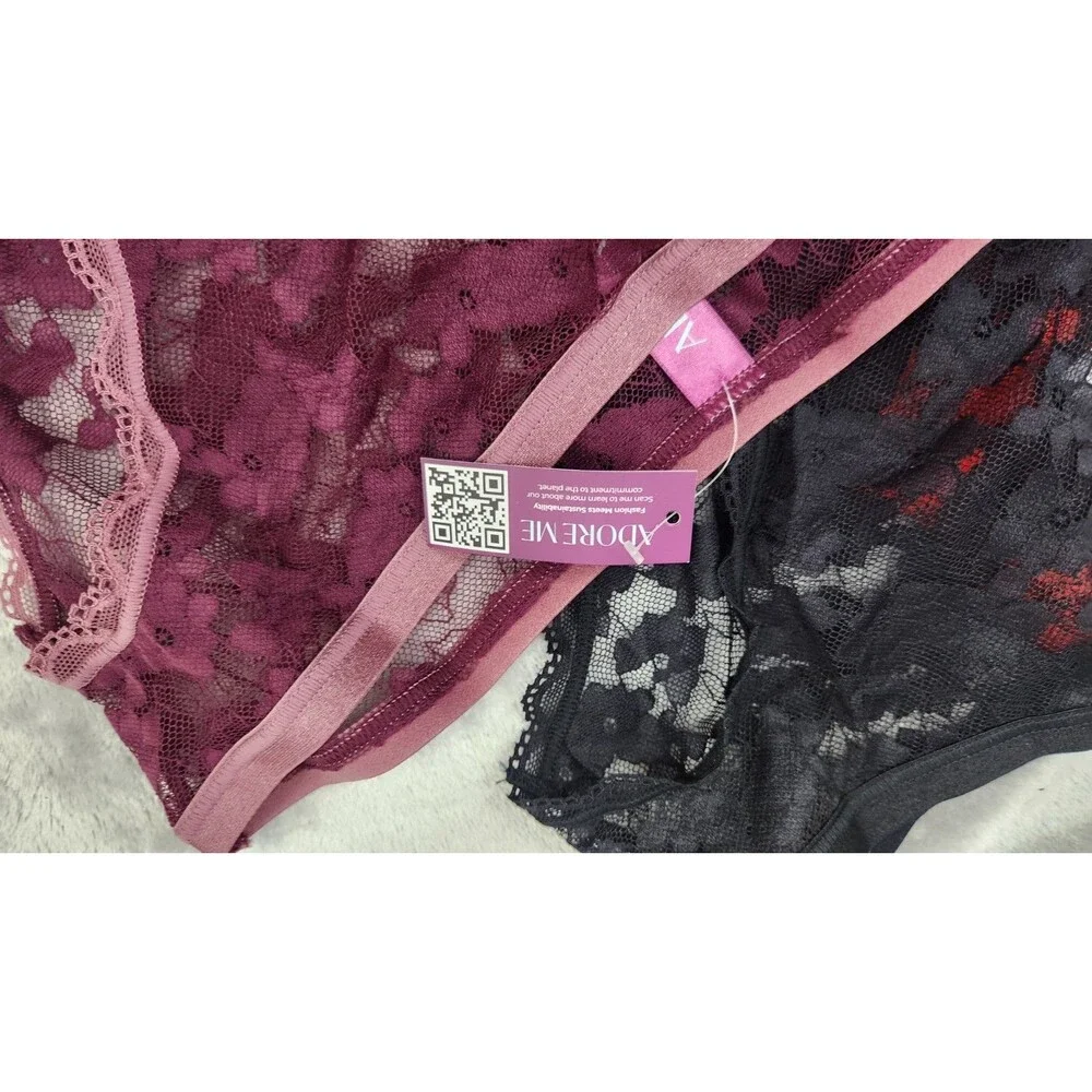 Adore Me Small 3 Pack Multicolor Panty Bottom NWT‎